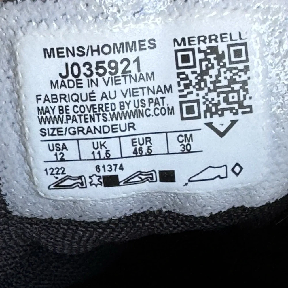 Size 12 - Merrell Men's Oakcreek Mid Waterproof Boots (J035921)